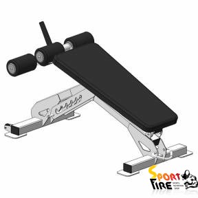 Скамья для пресса регулируемая Fit Way Factory  - 1492