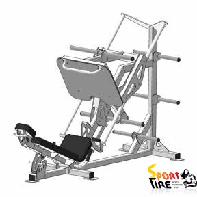 Жим ногами угол 45 градусов  Fit Way Factory - 1504